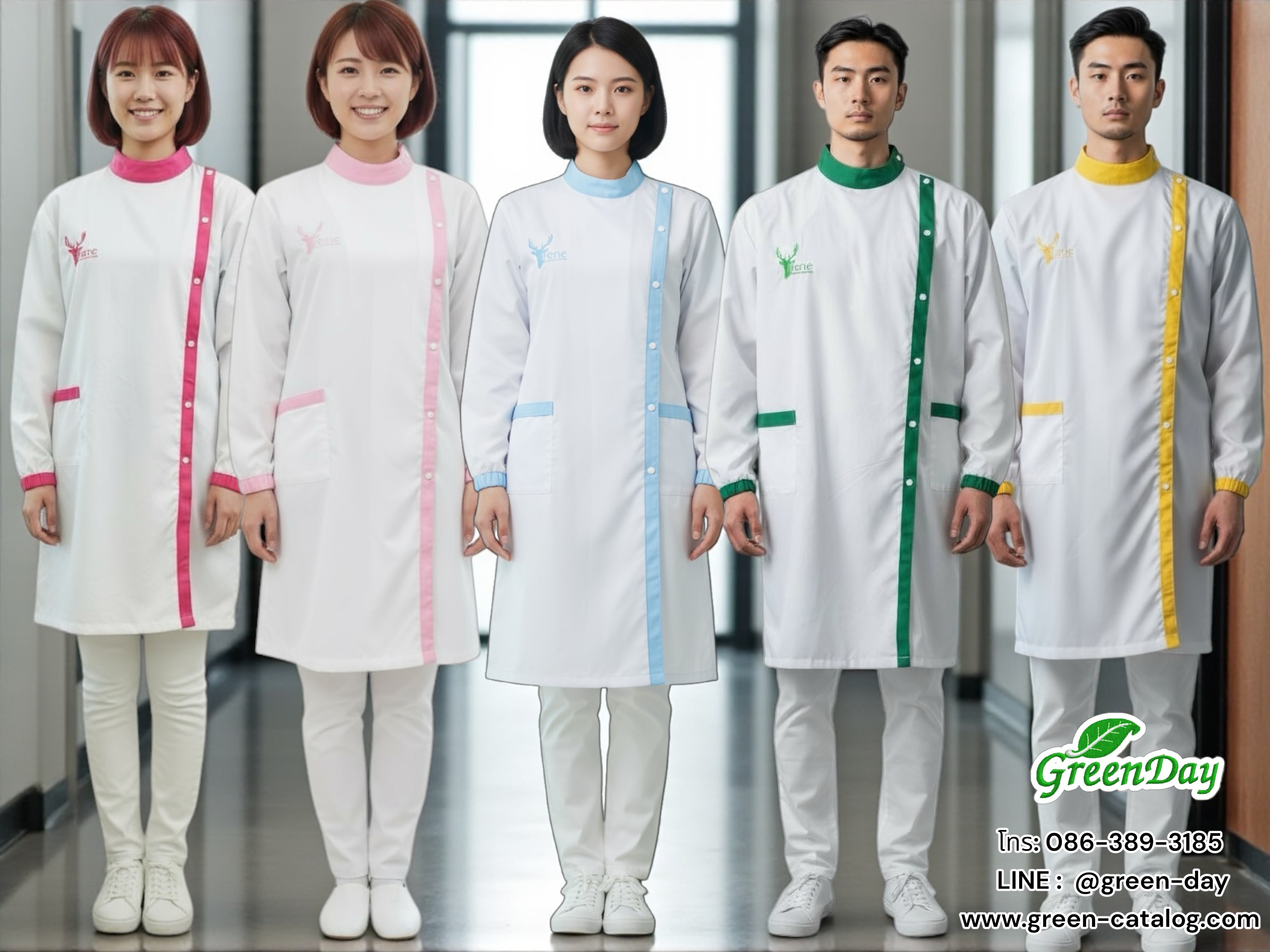 เสื้อกาวน์คอจีน